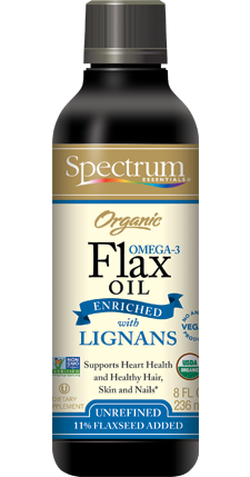 Organic Omega-3 Flax Oil Enriched with Lignans – Spectrum