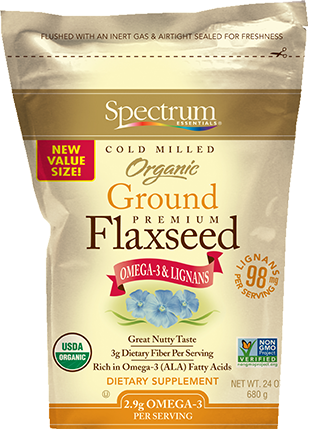 Organic Ground Flaxseed value size